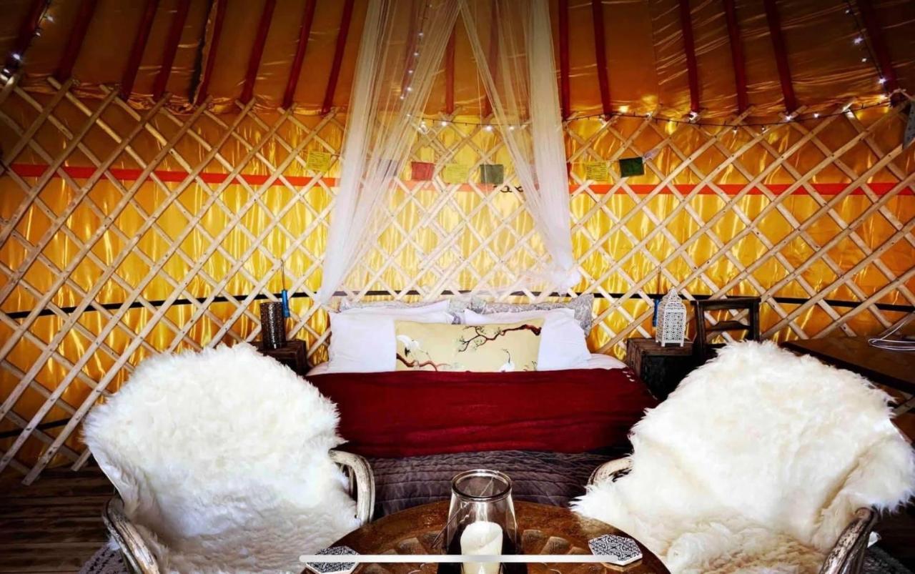 Traditional Yurt @ Longleat Warminster Extérieur photo